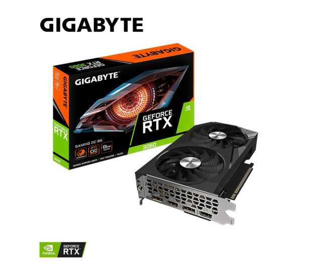 GIGABYTE GeForce RTX 3060 Gaming OC 8GB GDDR6 128bit 2DP/2HDMI GV-N3060GAMING OC-8GD 2.0 - 1173002 - zdjęcie 8